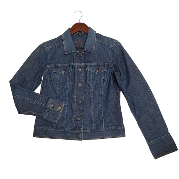 Eddie Bauer Trucker Specially Dyed Jean Jacket - Picture 15 of 15